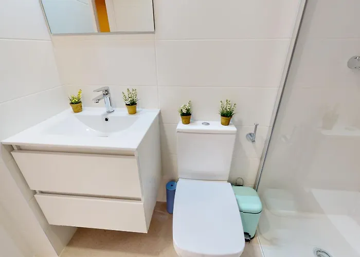 Breton 17- Con Piscina Climatizada En Centro Lägenhet